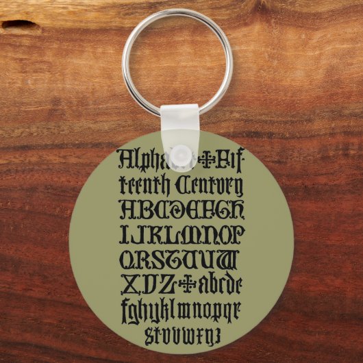Gothic Letters Schlüsselanhänger (Vorderseite)