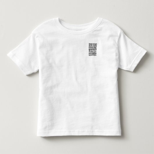 Gothic Letters Shirt (Vorderseite)