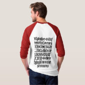 Gothic Letters Shirt (Schwarz voll)
