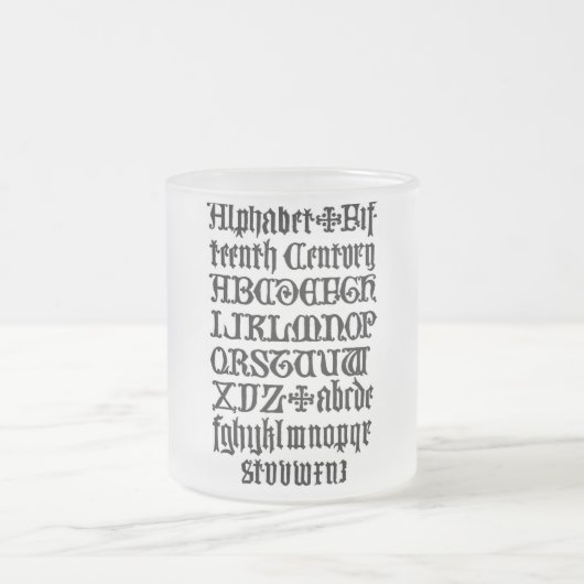 Gothic Letters Tasse (Mittel)