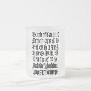 Gothic Letters Tasse