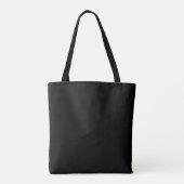 Gothic Lila-Blüten-Dunkle Florale Botanik Tasche (Rückseite)