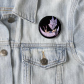 Gothic Lila Feen-Button-Pin von Molly Harrison Button (Beispiel)