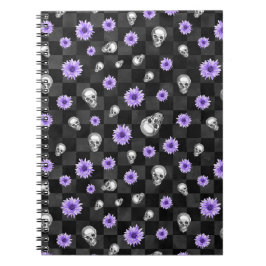 Gothic Lila Floral Note book Notizblock