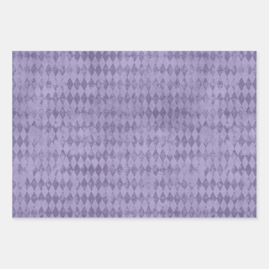 Gothic Lila & Gray Stone Skull Geschenkpapier Set (Vorderseite 3)