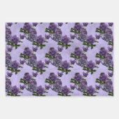 Gothic Lila & Gray Stone Skull Geschenkpapier Set (Vorderseite)