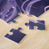 Gothic Lila Hexe Puzzle (Seite)