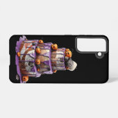 GOTHIC LILA & ORANGE HALLOWEEN LAYER CAKE SAMSUNG GALAXY HÜLLE (Rückseite (Horizontal))