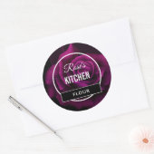 Gothic Lila Rose Kitchen Stickers (Umschlag)