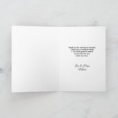 Gothic Lila-Rote Rose Blume Party Vielen Dank Karte (Innenseite)