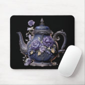 GOTHIC LILA VERZIERT VIKTORIANISCH TEA KETTLE MOUSEPAD (Mit Mouse)