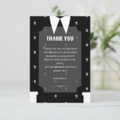 Gothic Little Girl in schwarzem Kleid Geburtstag Dankeskarte (Stehend Vorderseite)