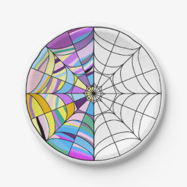 Gothic Little Girl in schwarzem Kleid Geburtstag Pappteller