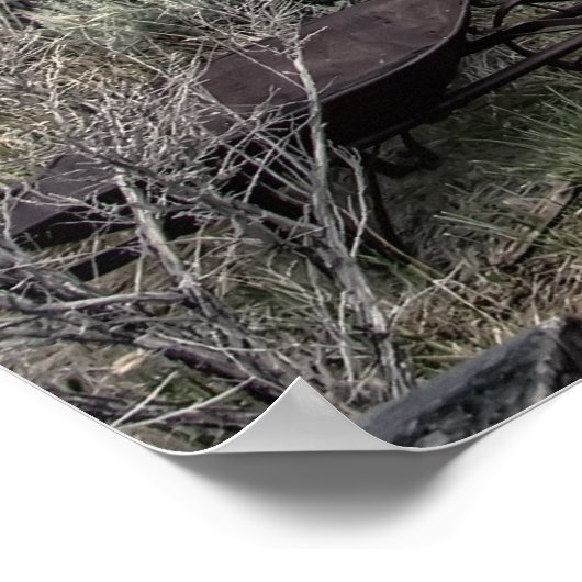 GOTHIC LODGE and SCHOOL - BANNACK MONTANA Poster (Ecke)