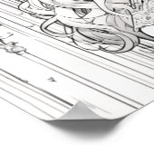 Gothic Lolita Farbposter Poster (Ecke)