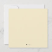 Gothic Lolita Spooky Goth Christmas Feiertagskarte (Rückseite)