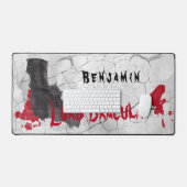Gothic Lord Dracula Vampire Desk Mat Schreibtischunterlage (Tastatur & Maus)