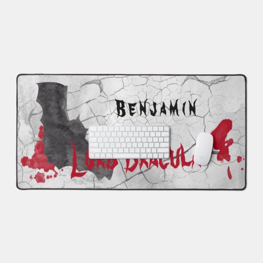 Gothic Lord Dracula Vampire Desk Mat Schreibtischunterlage (Tastatur & Maus)