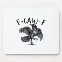 Gothic Lustig F-Caw-F Krähe Humor Essential Ästhet
