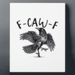 Gothic Lustig F-Caw-F Krähe Humor Essentiell Ästhe Fotoplatte<br><div class="desc">Gothic lustig F-Caw-F Krähe Humor Essentielle Ästhetik Casual: Ein lässiges ästhetisches Krähen-Design,  das gruselige Kunst und leichten Humor in Einklang bringt. Perfekt für alltägliche gotische Kleidung. Weich,  stilvoll und witzig.</div>