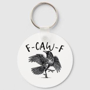Gothic Lustiger F-Krähe-F-Krähe-Aesthetic Casual L Schlüsselanhänger
