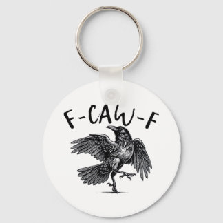 Gothic Lustiger F-Krähe-F-Krähe-Aesthetic Casual L Schlüsselanhänger