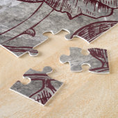 Gothic Macabre Viktorianisch Skull & Death Ephemer Puzzle (Seite)