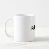 Gothic Mädchen Hut Shorts Personalisiert Kaffeetasse (Links)