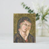 Gothic Madonna Postkarte (Stehend Vorderseite)