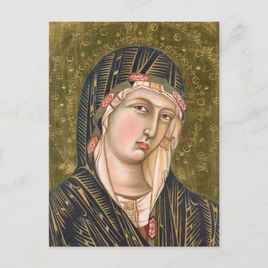 Gothic Madonna Postkarte (Vorderseite)