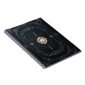 Gothic Magic Notebook, Dark Aesthetic Journal Notizblock (Rechte Seite)