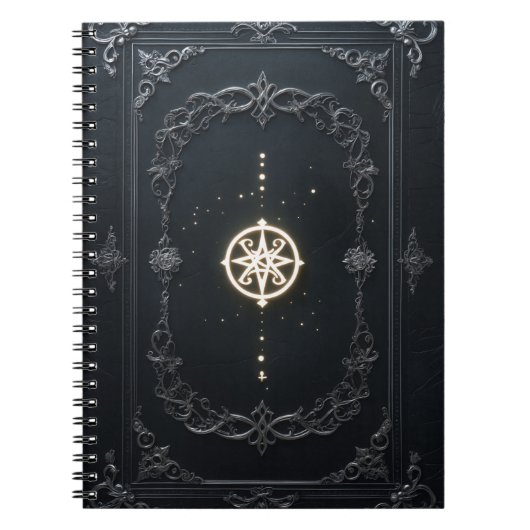 Gothic Magic Notebook, Dark Aesthetic Journal Notizblock (Vorderseite)