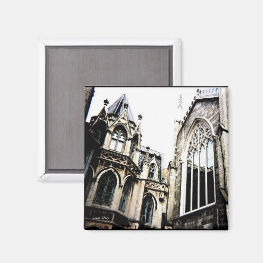 'Gothic' Magnet (Vorderseite/Rückseite)