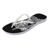 Gothic Maiden Badesandalen (Schrägansicht)