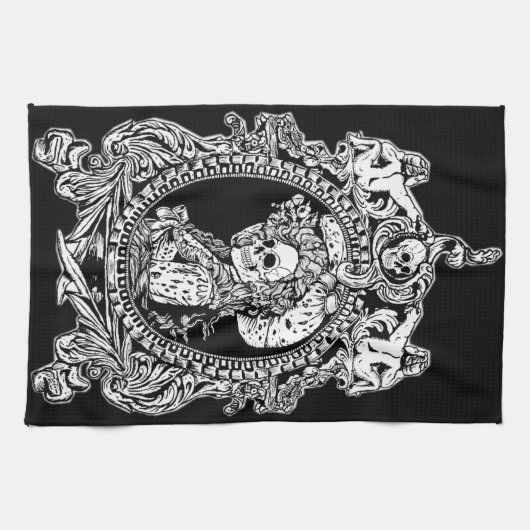 Gothic Maiden Geschirrtuch (Horizontal)