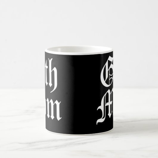 Gothic Mama Gothic Text Gothcore Mother Dark Kaffeetasse (Mittel)