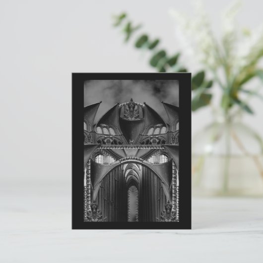 Gothic Mansion Postkarte (Stehend Vorderseite)