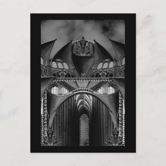 Gothic Mansion Postkarte (Vorderseite)