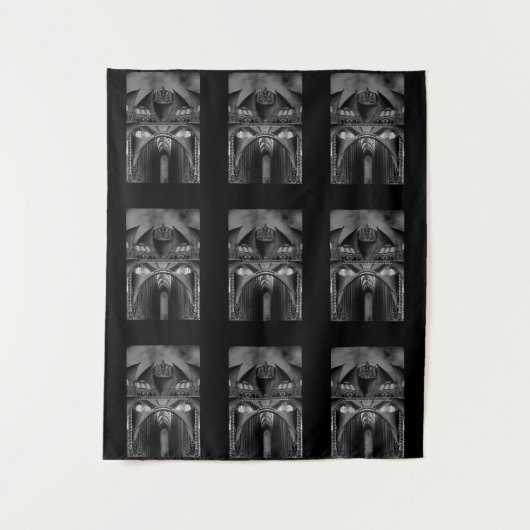 Gothic Mansion Wandteppich (Vorderseite)