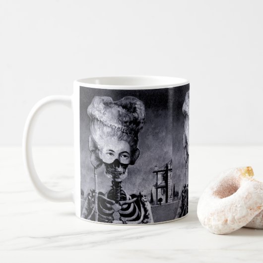 Gothic Masked Skeleton Tasse (Mit Donut)