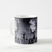 Gothic Masked Skeleton Tasse (Vorderseite Links)