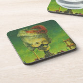 Gothic Masked Skeleton Untersetzer (Linke Seite)