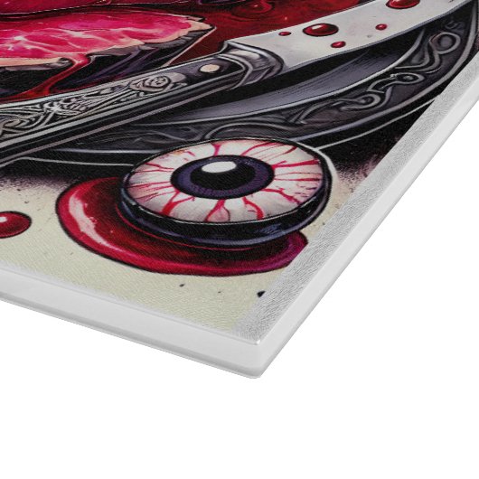 Gothic Meat Temperature Guide Schneidebrett (Ecke)