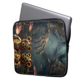 Gothic Mechanical Dark Forest Steampunk Gummy Bear Laptopschutzhülle (Vorderseite Links)