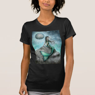 Gothic Meerjungfrau Fantasy Art T-Shirt