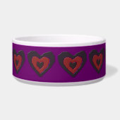 Gothic Melting Liebe Heart Dog Bowl Napf (Links)