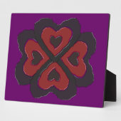 Gothic Melting Liebe Heart Plaque Fotoplatte (Seite)