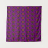 Gothic Melting Liebe Heart Tapestry Wandteppich (Vorderseite)