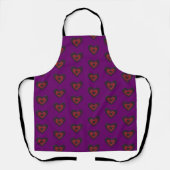 Gothic Melting Liebe Hearts Schürze (Vorderseite)