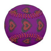 Gothic Melting Liebe Herz Baseball (Rückseite)
